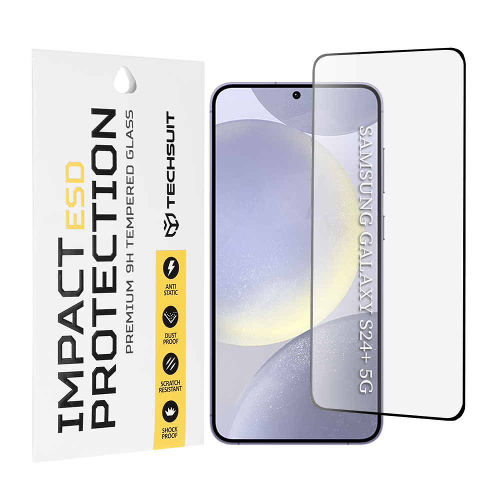 Techsuit - ESD Glass - Samsung Galaxy S24 Plus - Black KF2354054