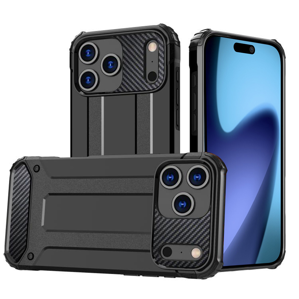Techsuit - Hybrid Armor - iPhone 17 Pro Max - Black KF2348862