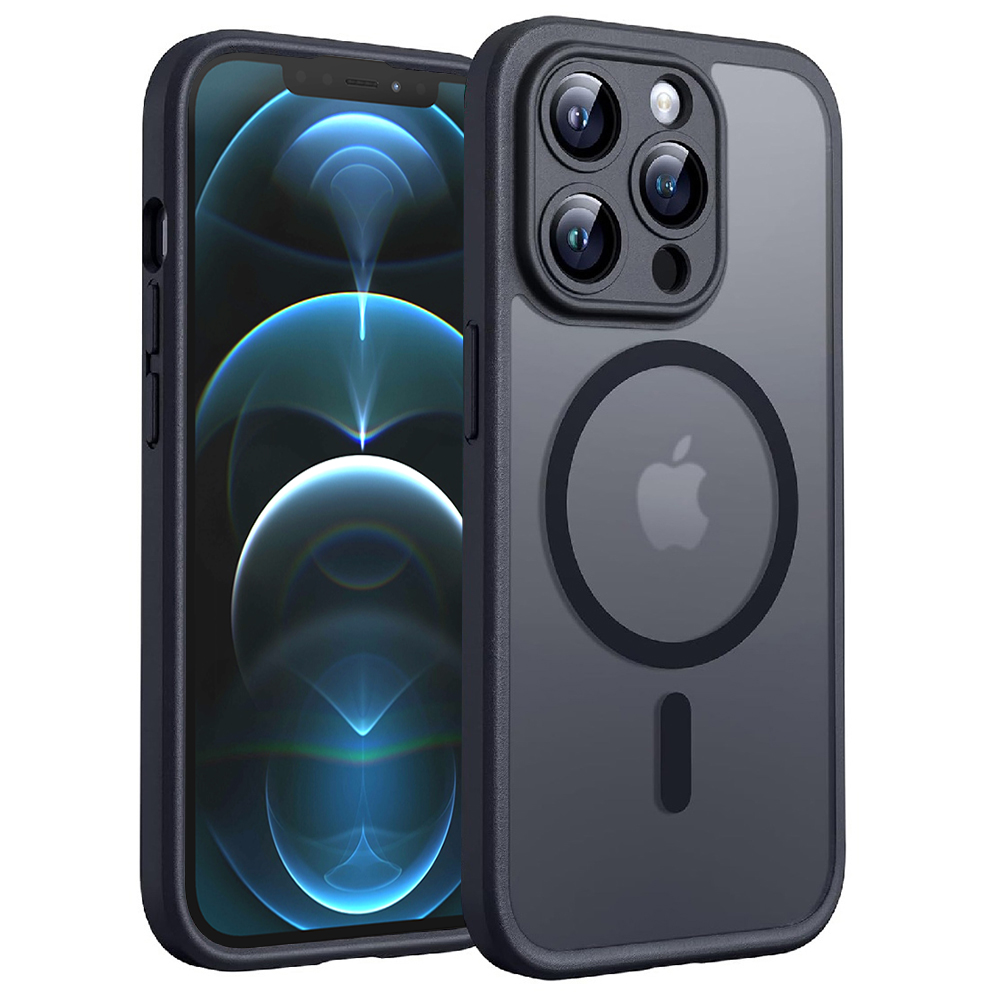 Techsuit - PureFrost MagSafe - iPhone 12 Pro Max - Frosted Black KF2353459