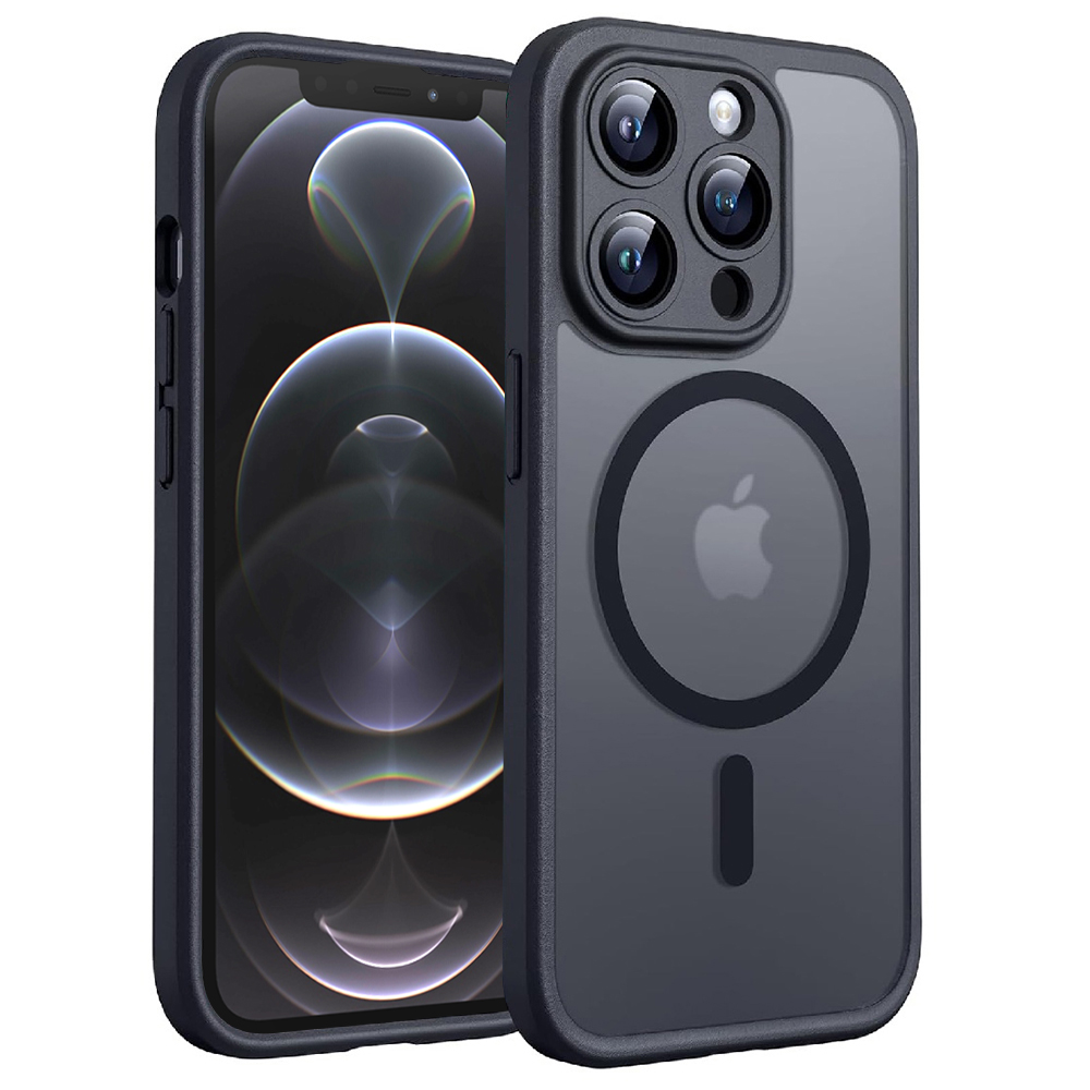 Techsuit - PureFrost MagSafe - iPhone 12 Pro - Frosted Black KF2353460