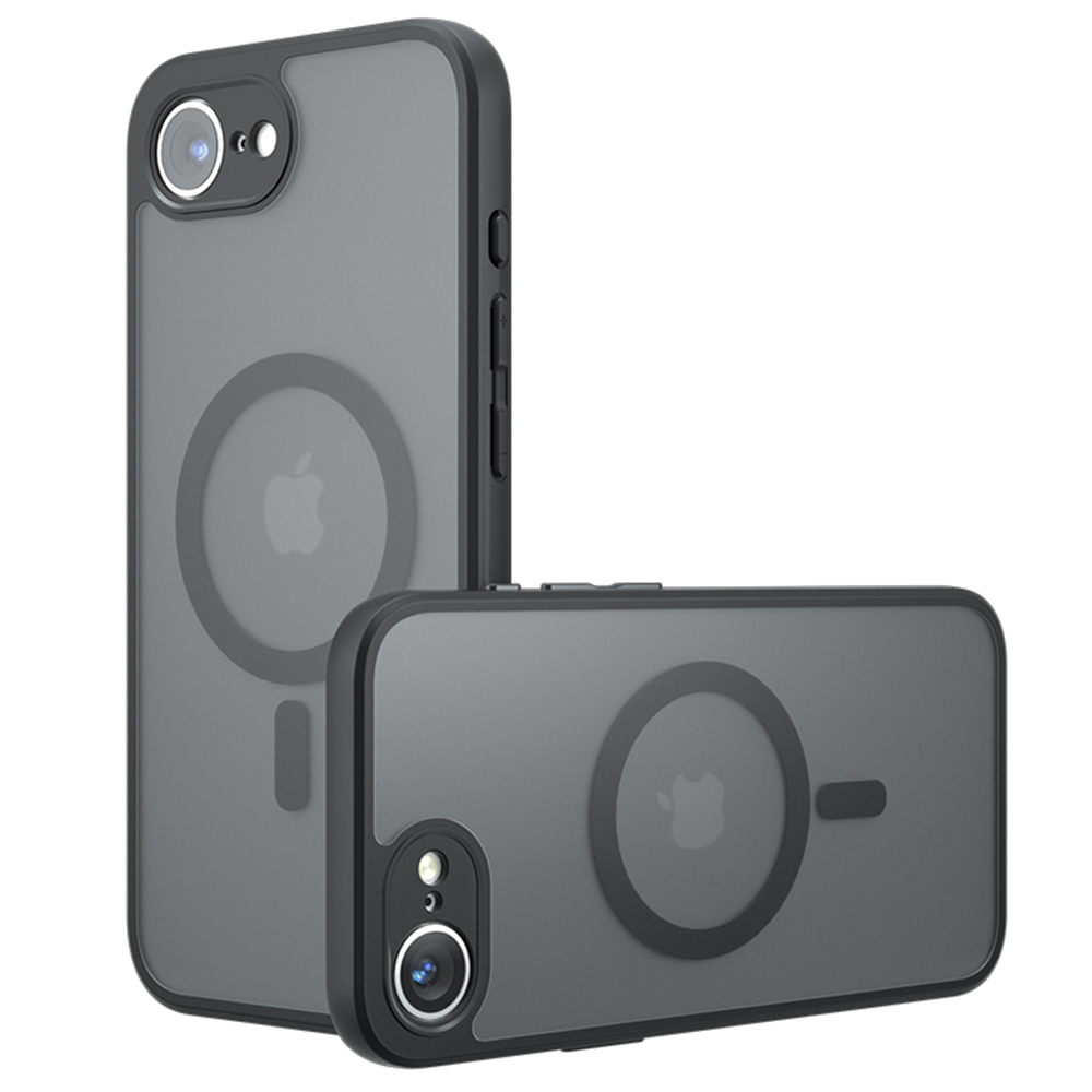 Techsuit - PureFrost MagSafe - iPhone 16e - Frosted Black KF2353474
