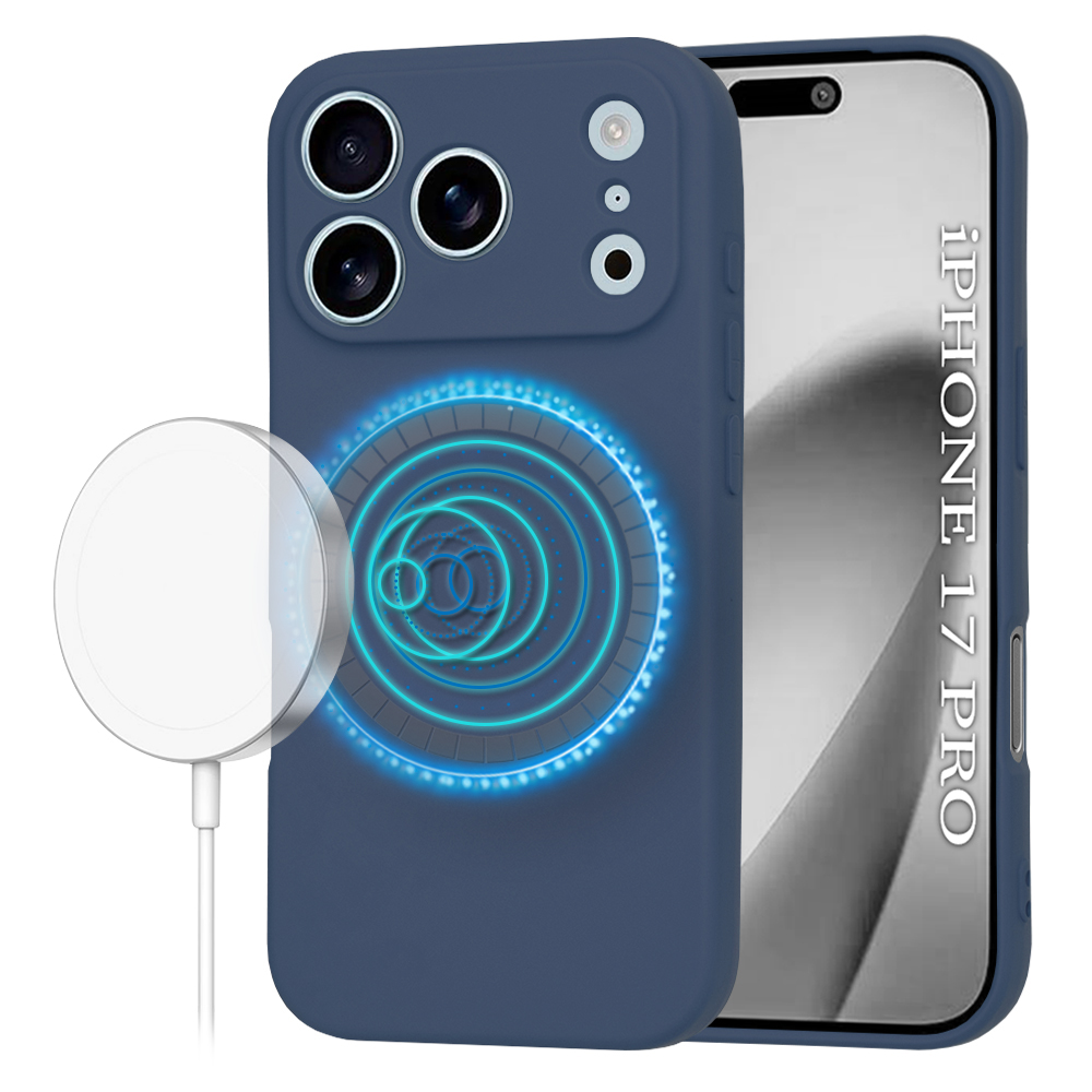 Techsuit - SoftFlex MagSafe - iPhone 17 Pro - Navy Blue KF2353844