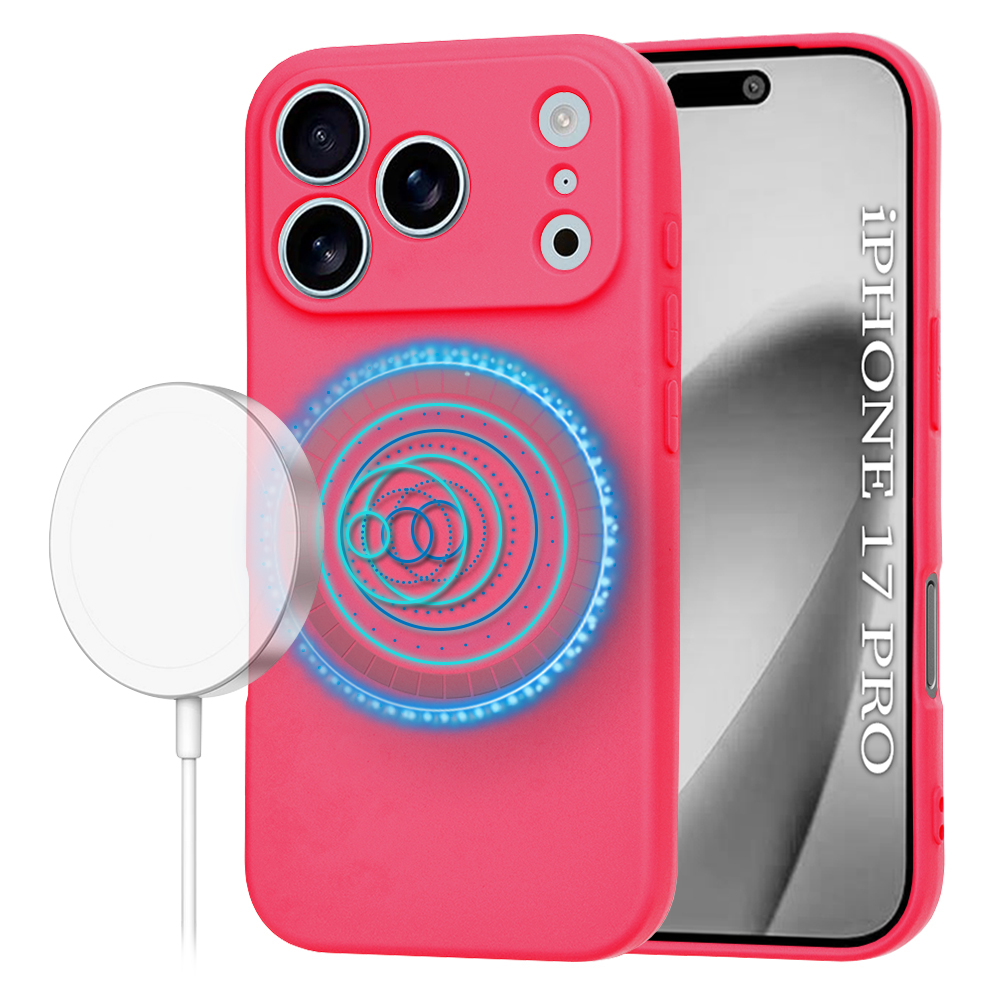Techsuit - SoftFlex MagSafe - iPhone 17 Pro - Hot Pink KF2353846