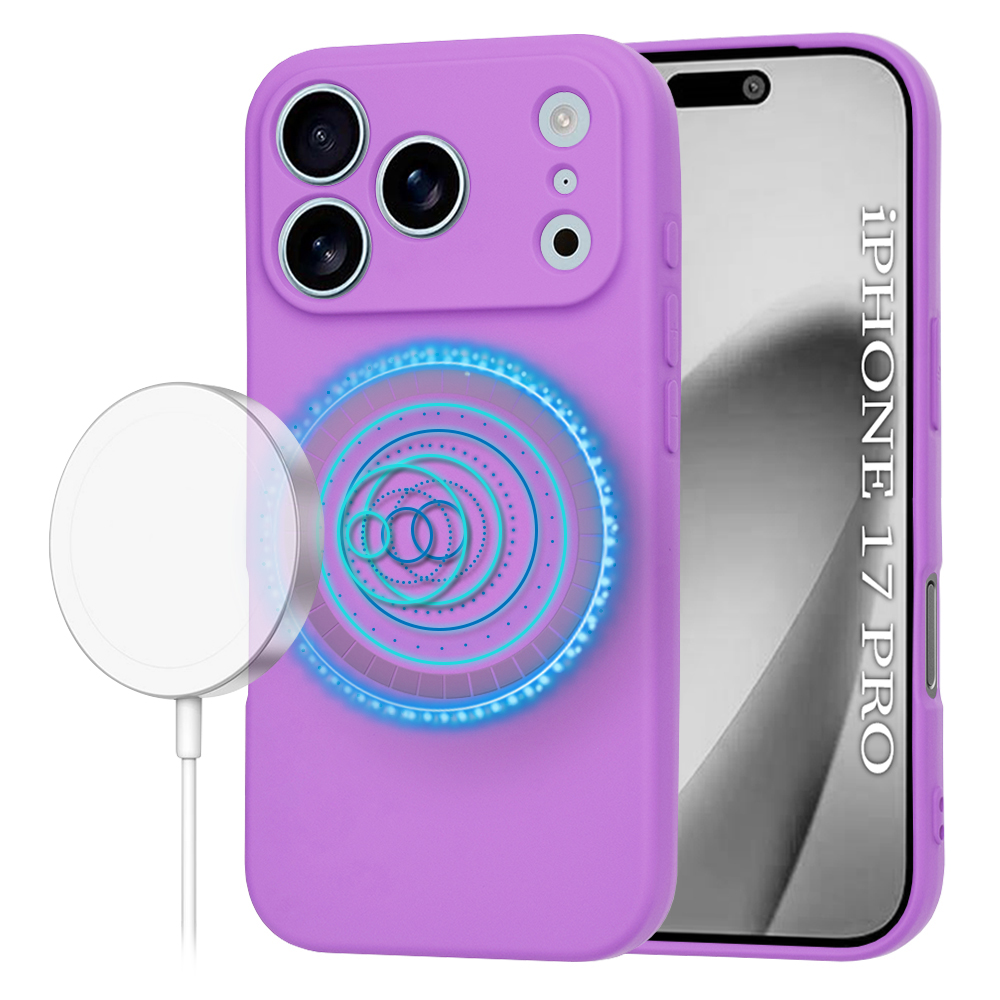 Techsuit - SoftFlex MagSafe - iPhone 17 Pro - Purple KF2353847