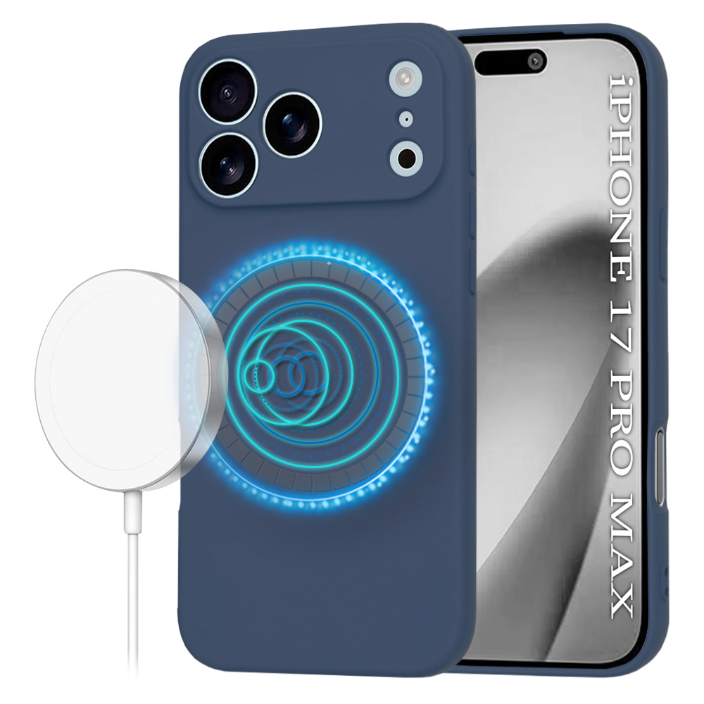 Techsuit - SoftFlex MagSafe - iPhone 17 Pro Max - Navy Blue KF2353852