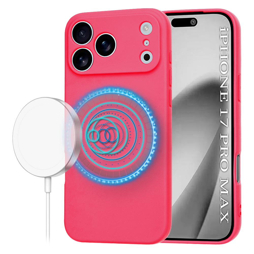 Techsuit - SoftFlex MagSafe - iPhone 17 Pro Max - Hot Pink KF2353854