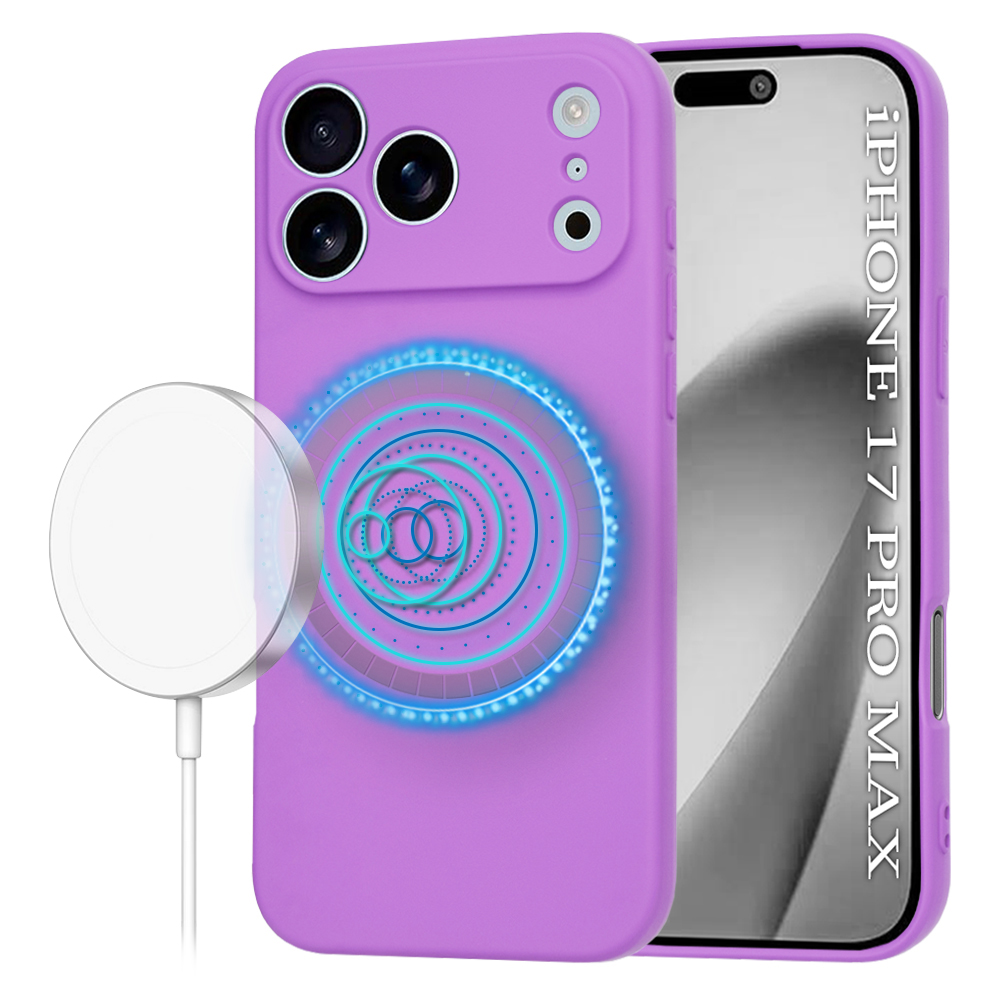 Techsuit - SoftFlex MagSafe - iPhone 17 Pro Max - Purple KF2353855