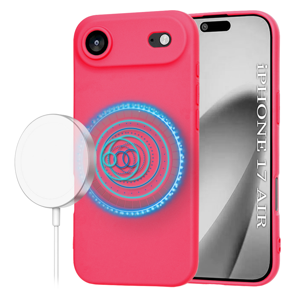 Techsuit - SoftFlex MagSafe - iPhone 17 Air - Hot Pink KF2353862