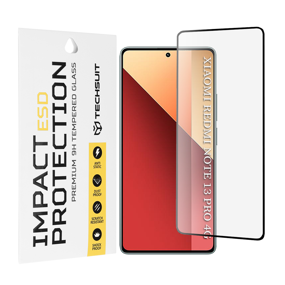 Techsuit - ESD Glass - Xiaomi Redmi Note 13 Pro 4G / Poco M6 Pro 4G - Black KF2354083