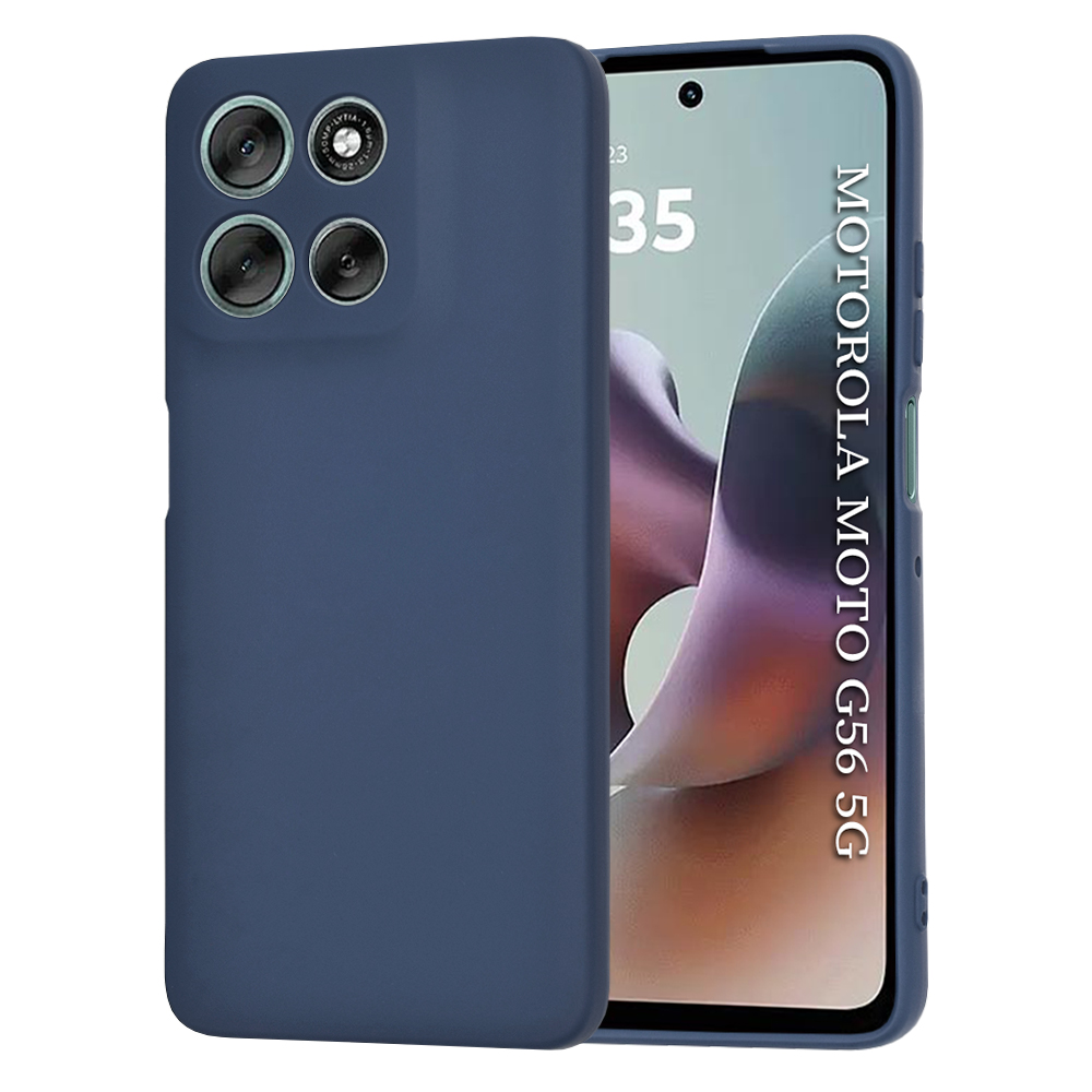 Techsuit - SoftFlex - Motorola Moto G56 - Navy Blue KF2354149