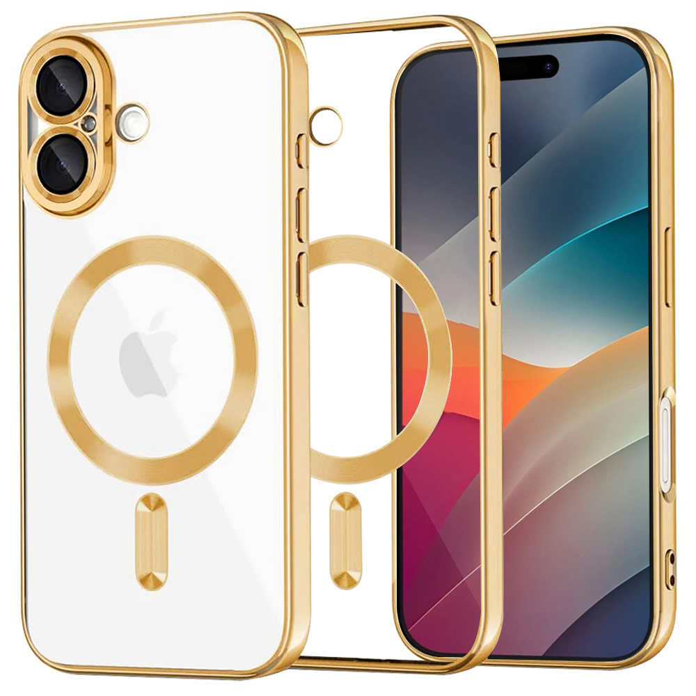 Techsuit - Luxury Crystal MagSafe - iPhone 17 - Gold KF2348909