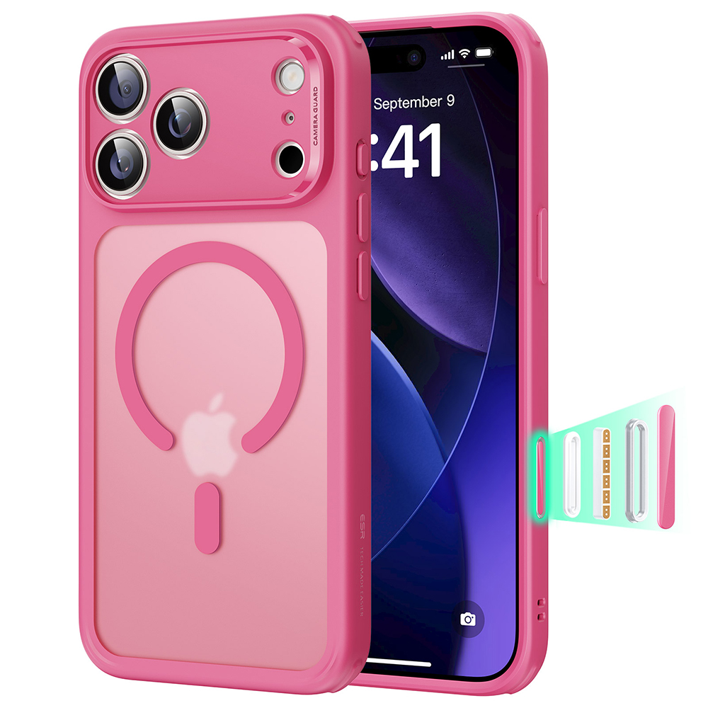 ESR - Classic Hybrid HaloLock - iPhone 17 Pro - Frosted Pink KF2351160