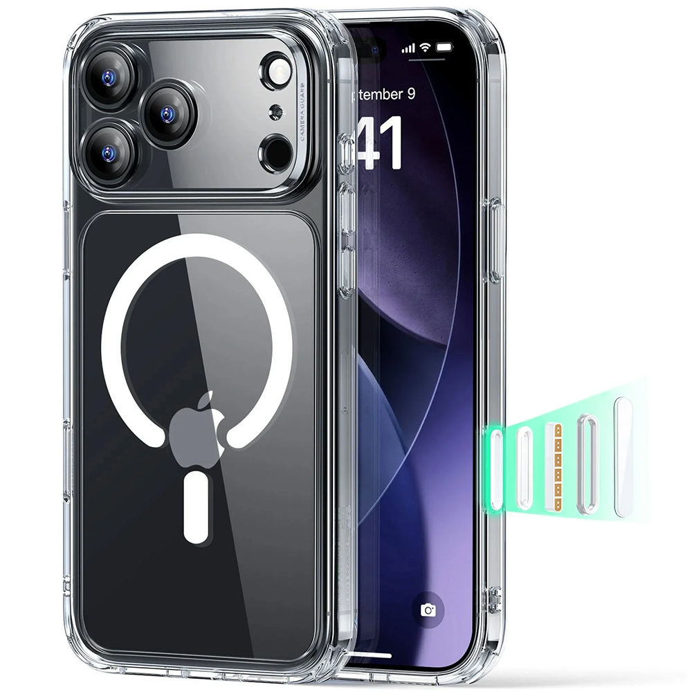 ESR - Classic Hybrid HaloLock - iPhone 17 Pro - Clear KF2351161