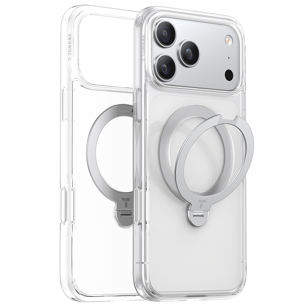 Torras - Ostand Spin MagSafe Series - iPhone 17 Pro - Clear KF2355839