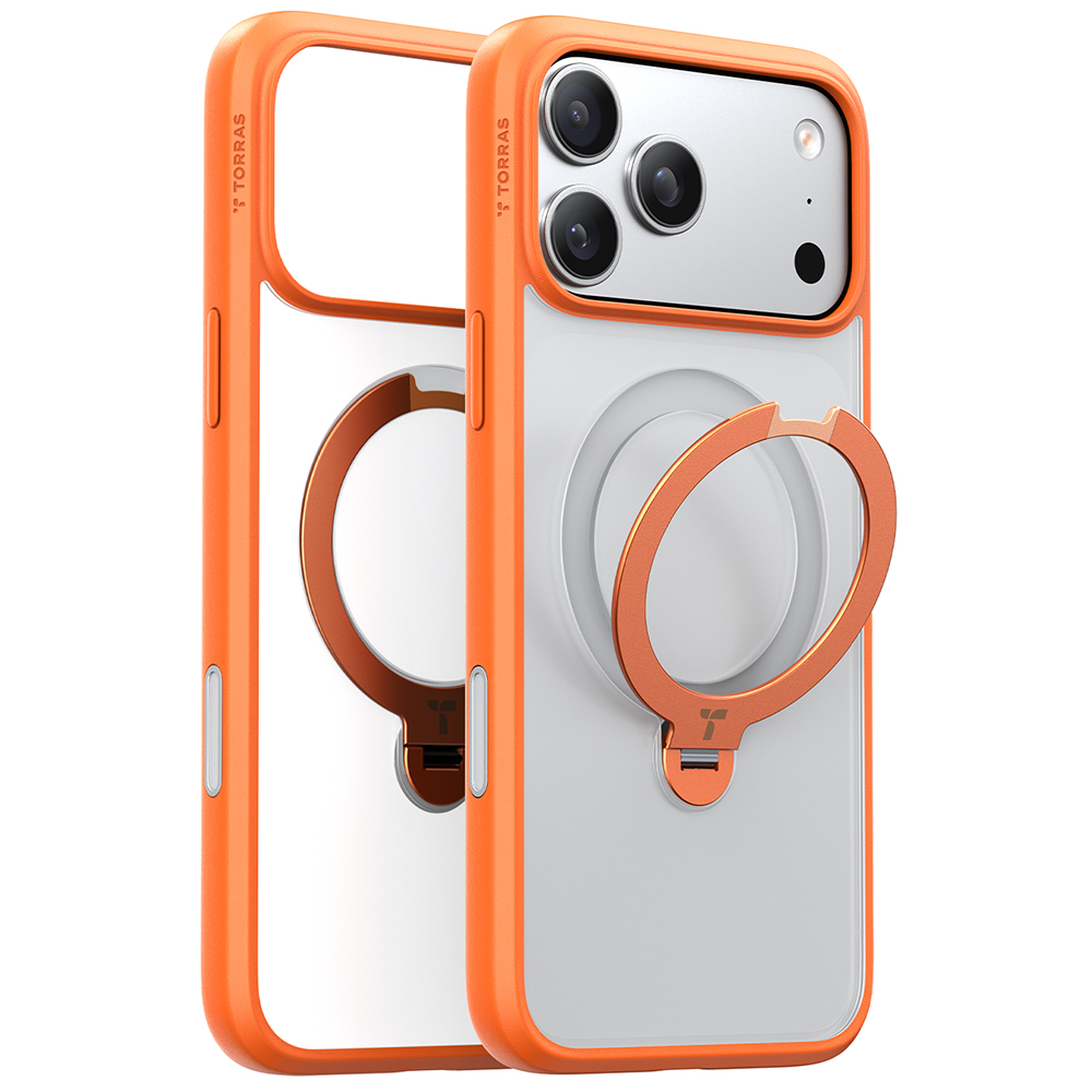 Torras - Ostand Spin MagSafe Series - iPhone 17 Pro - Orange KF2355845