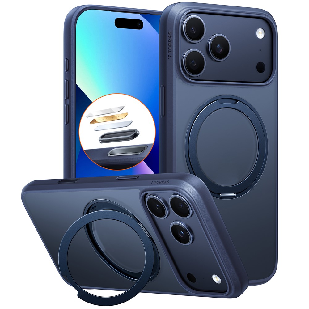 Torras - Ostand Pro MagSafe Series - iPhone 17 Pro Max - Navy Blue KF2355856