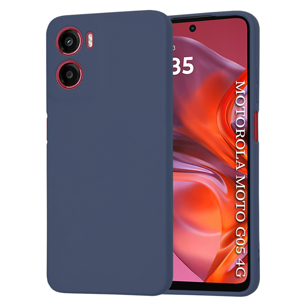Techsuit - SoftFlex - Motorola Moto G05 / E15 - Navy Blue KF2355710