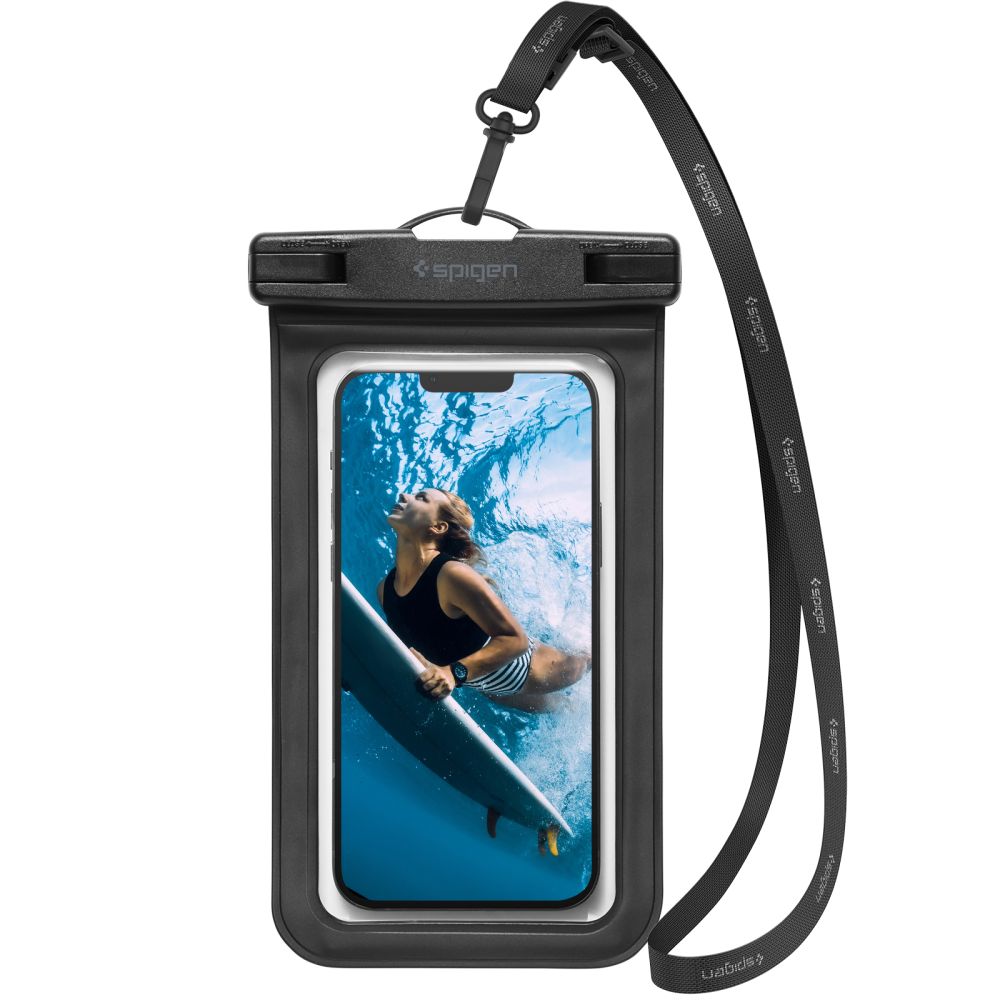 Spigen Vodotesné puzdro (A601) - IPX8, pre telefón 3,5 - 7" - čierne KF2310015