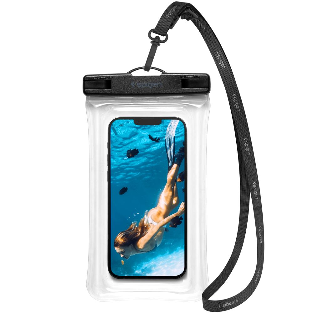 Spigen Vodotesné puzdro (A610) - IPX8, pre telefón, max. 6,9" - číre KF2310012