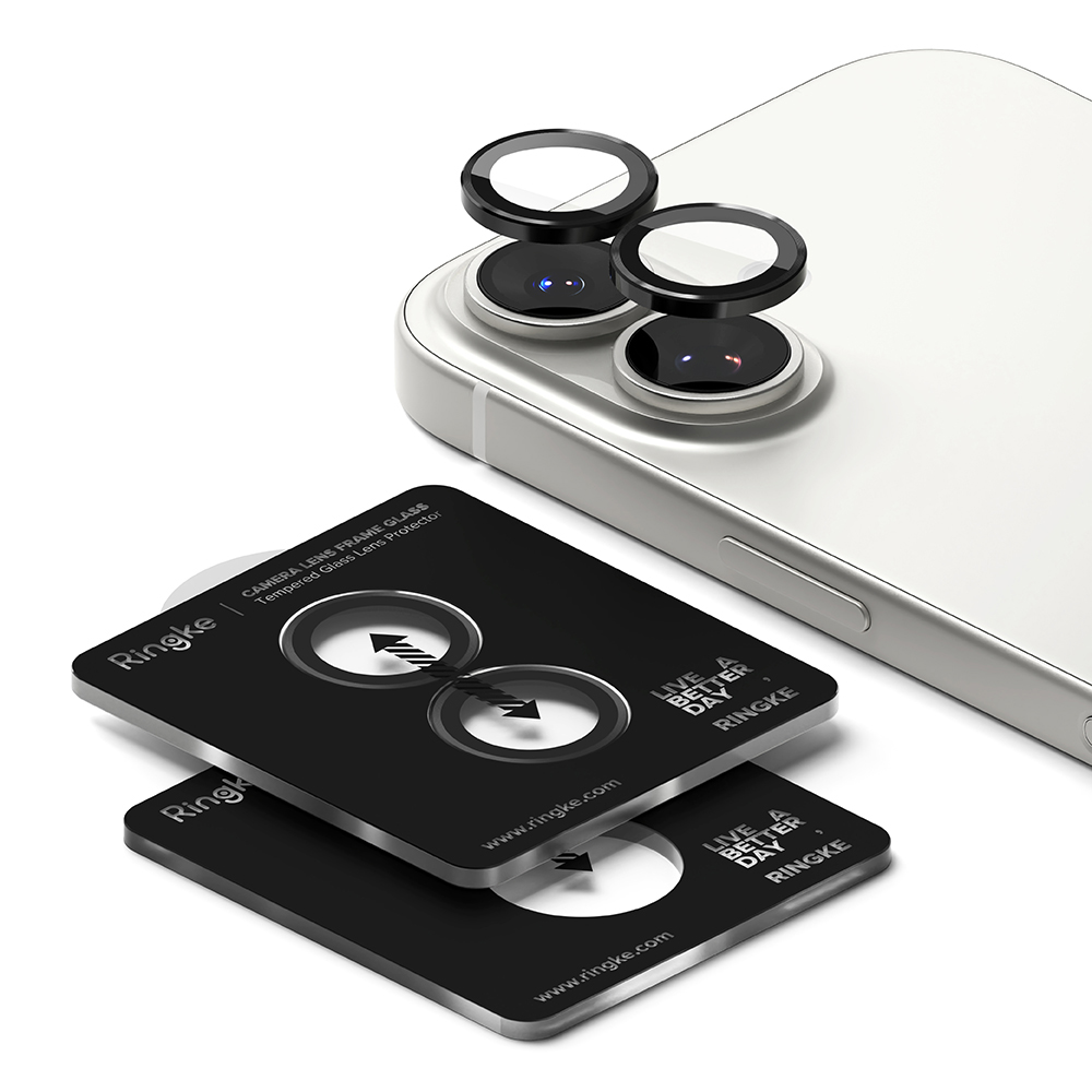 Ringke - Camera Lens Frame Glass ochrana objektívu pre iPhone 17 – čierna KF2353764