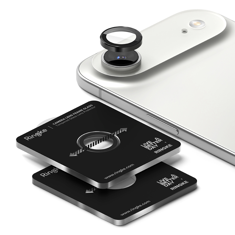 Ringke - Camera Lens Frame Glass ochrana objektívu pre iPhone 17 Air – čierna KF2353766