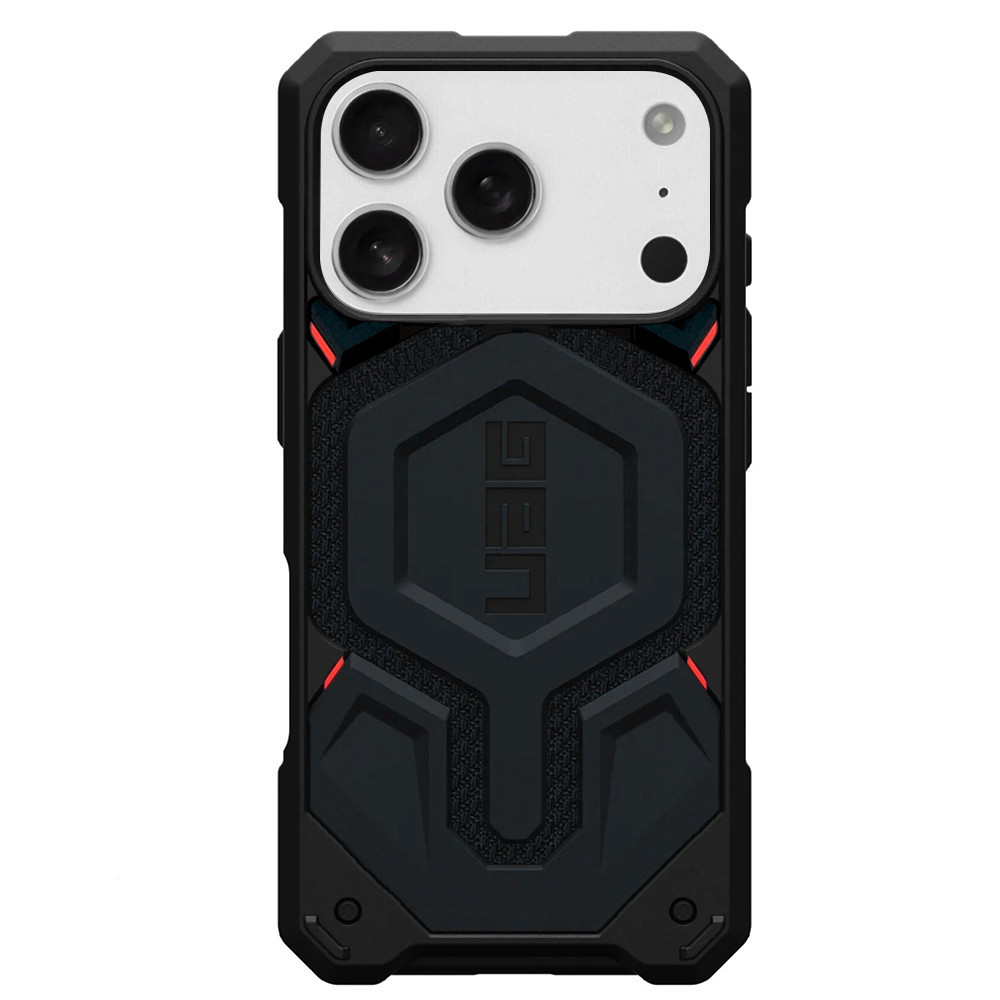 UAG - Monarch Pro ochranný obal na iPhone 17 Pro – kevlarovo čierny KF2354991