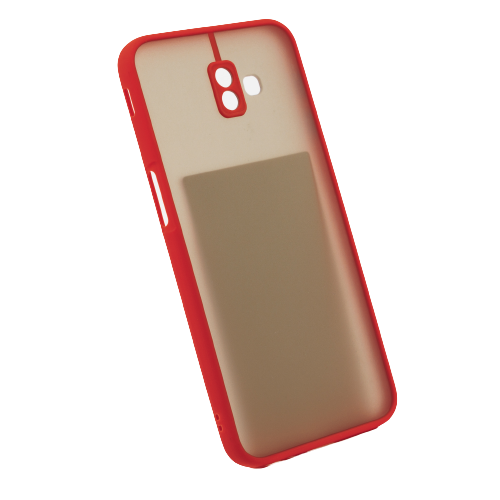 E-shop Bomba Kvalitný TPU obal matný pre Samsung - červený Model Samsung: Galaxy J6 Plus (2018)