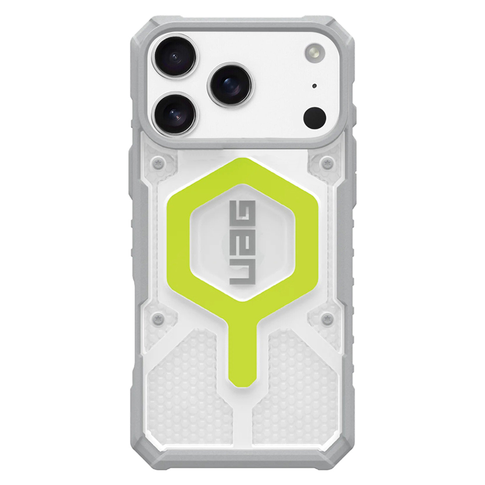 UAG - Pathfinder Clear MagSafe - iPhone 17 Pro - Active Neon KF2354987