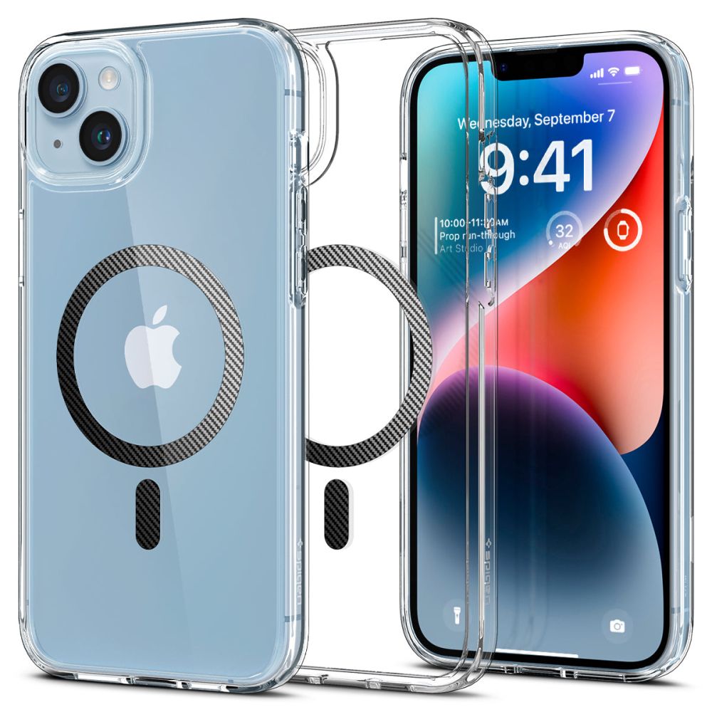 Spigen Ultra Hybrid MagSafe ochranný obal na - iPhone 14 Plus - carbon KF2310726