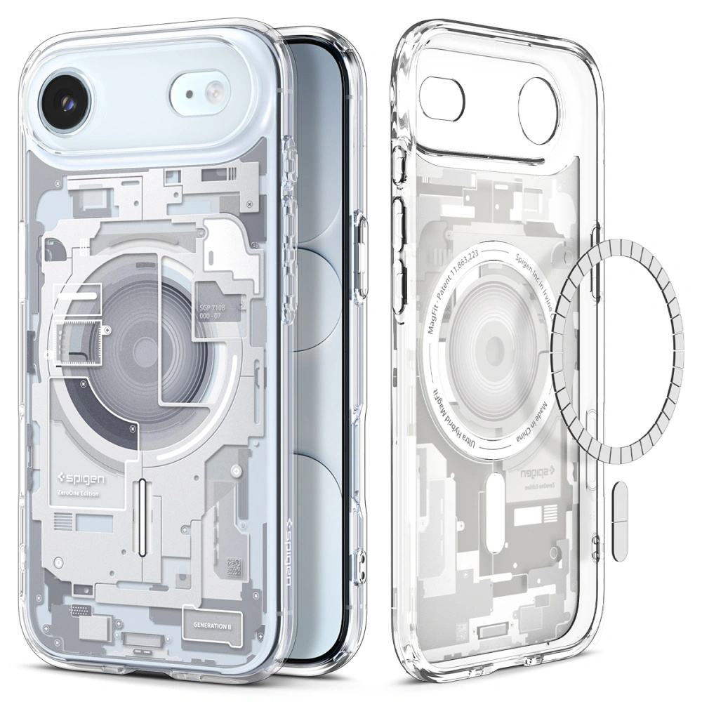 Spigen – Ultra Hybrid Zero One MagSafe ochranný obal na iPhone 17 Air – biely
