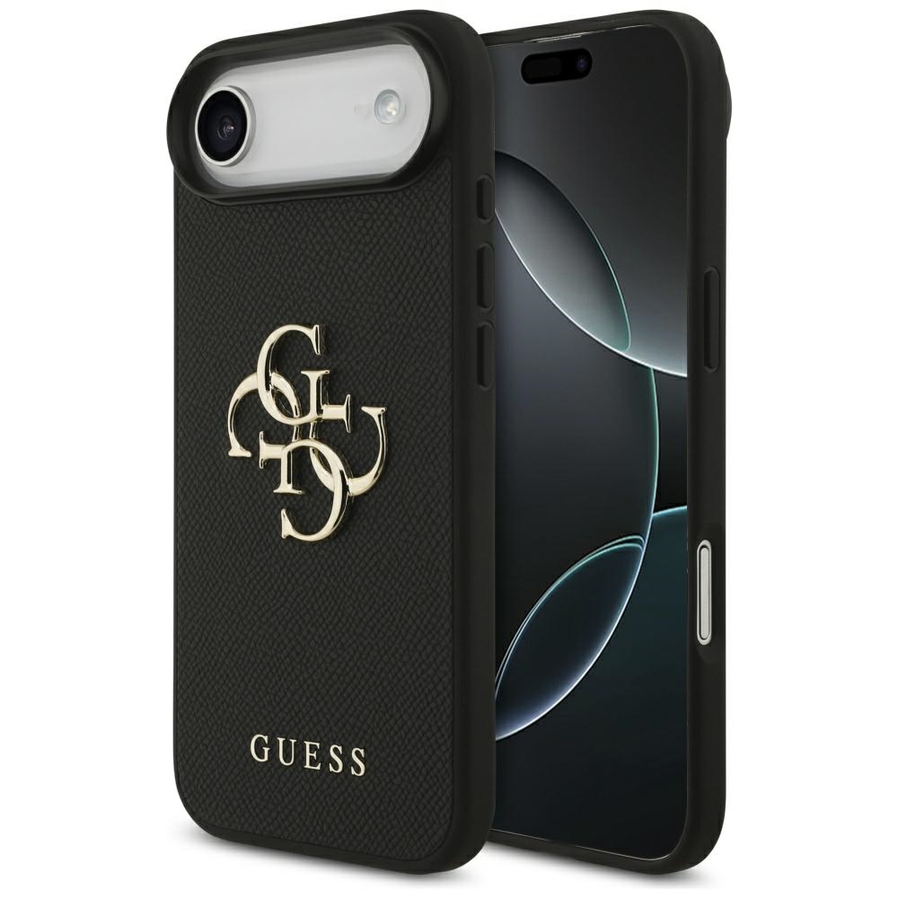 Guess – Hardcase 4G Grained Big and Classic Logo obal na iPhone 17 Air – čierny