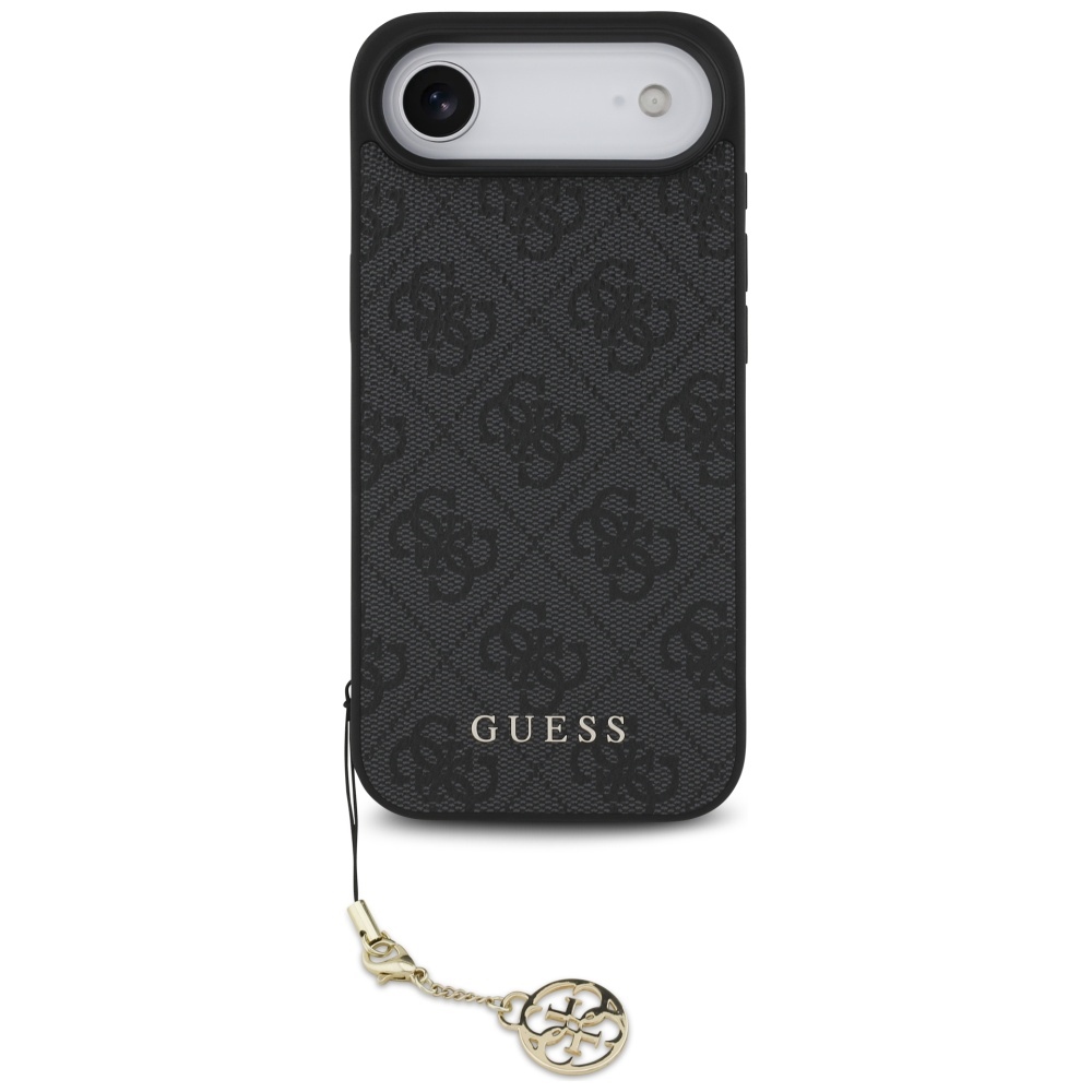 Guess – Hardcase 4G Charm Cradle MagSafe obal na iPhone 17 Air – čierny