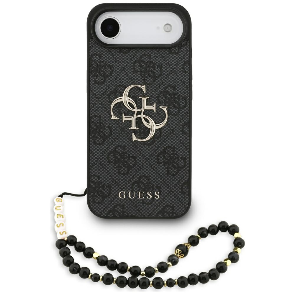 Guess – Hardcase 4G Classic Logo s popruhom obal na iPhone 17 Air – čierny