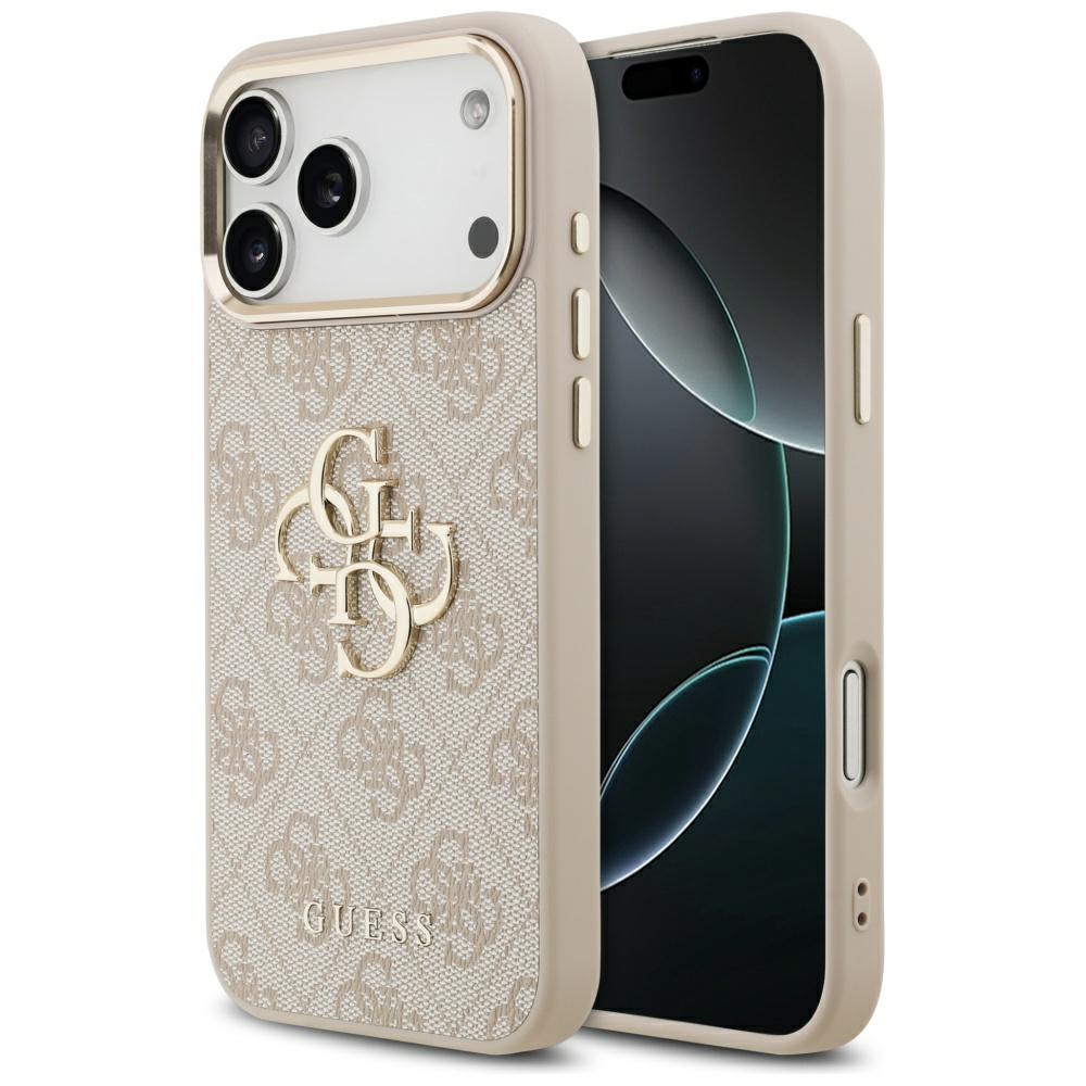 Guess – Hardcase Big 4G Classic Logo obal na iPhone 17 Pro Max – ružový