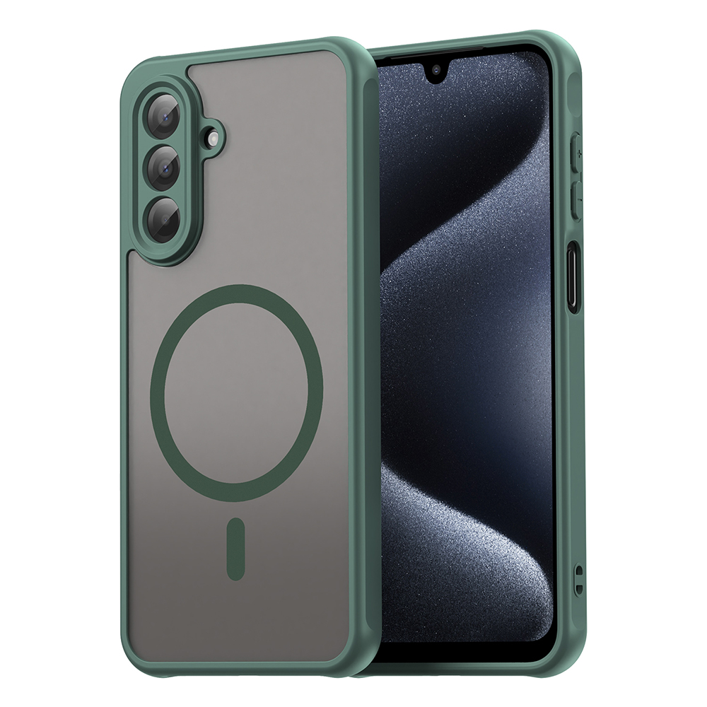 Techsuit – HaloFrost II MagSafe kryt na Samsung Galaxy A17 5G / A17 4G – zelený