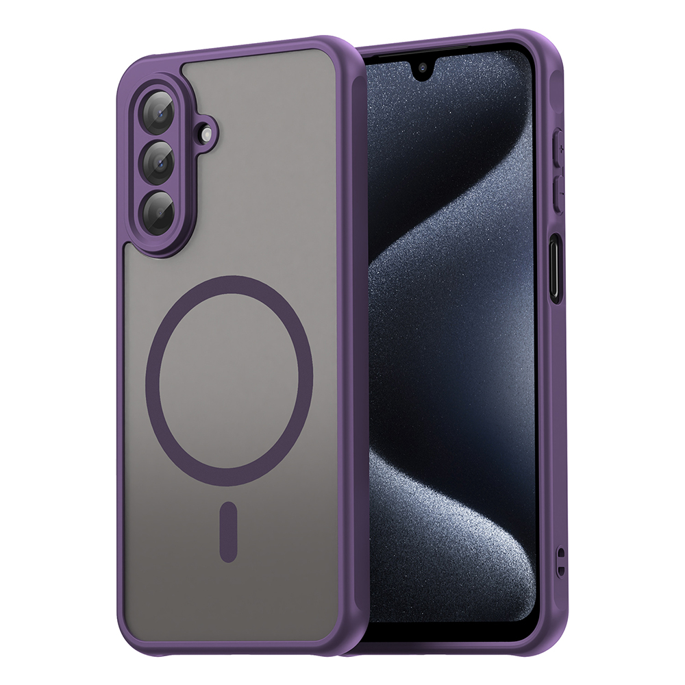Techsuit – HaloFrost II MagSafe kryt na Samsung Galaxy A17 5G / A17 4G – fialový