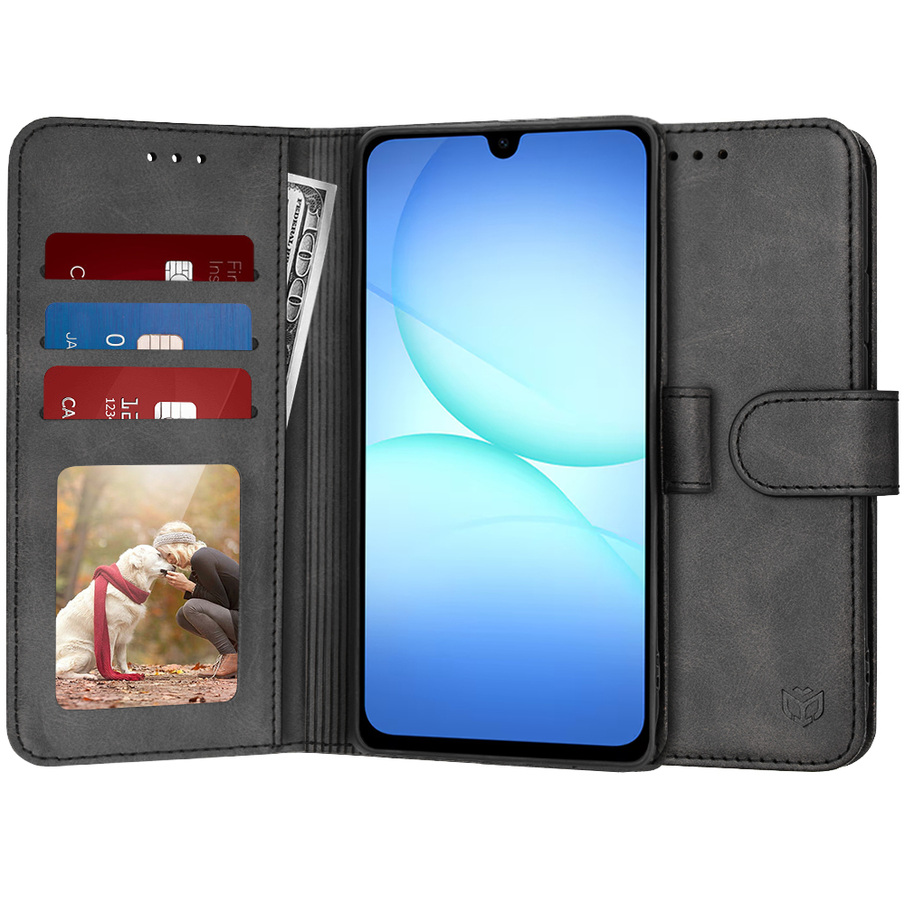 Techsuit – Diary Book knižkové puzdro na Samsung Galaxy A17 5G / A17 4G – čierne