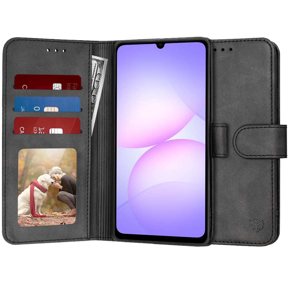 Techsuit – Diary Book knižkové puzdro na Samsung Galaxy A07 4G – čierne