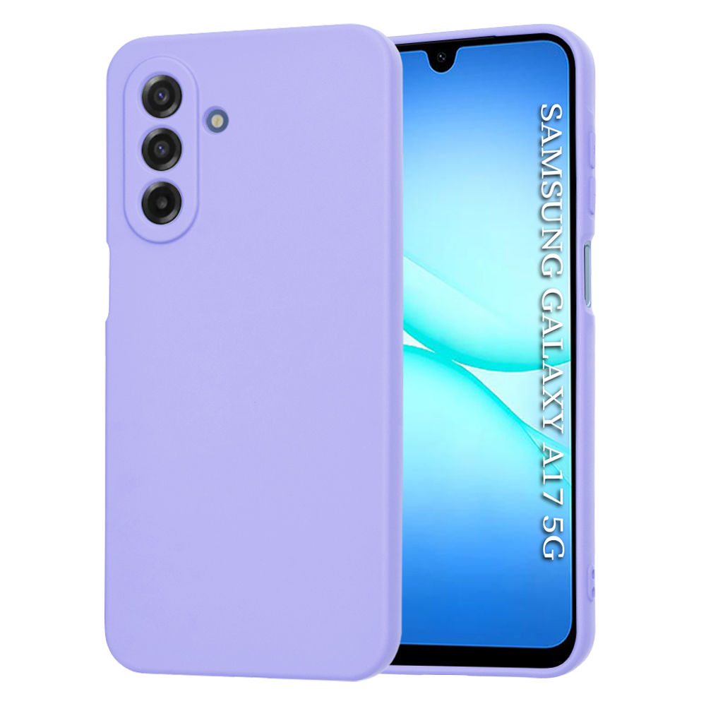 Techsuit – SoftFlex mäkký kryt na Samsung Galaxy A17 5G / A17 4G – svetlofialový