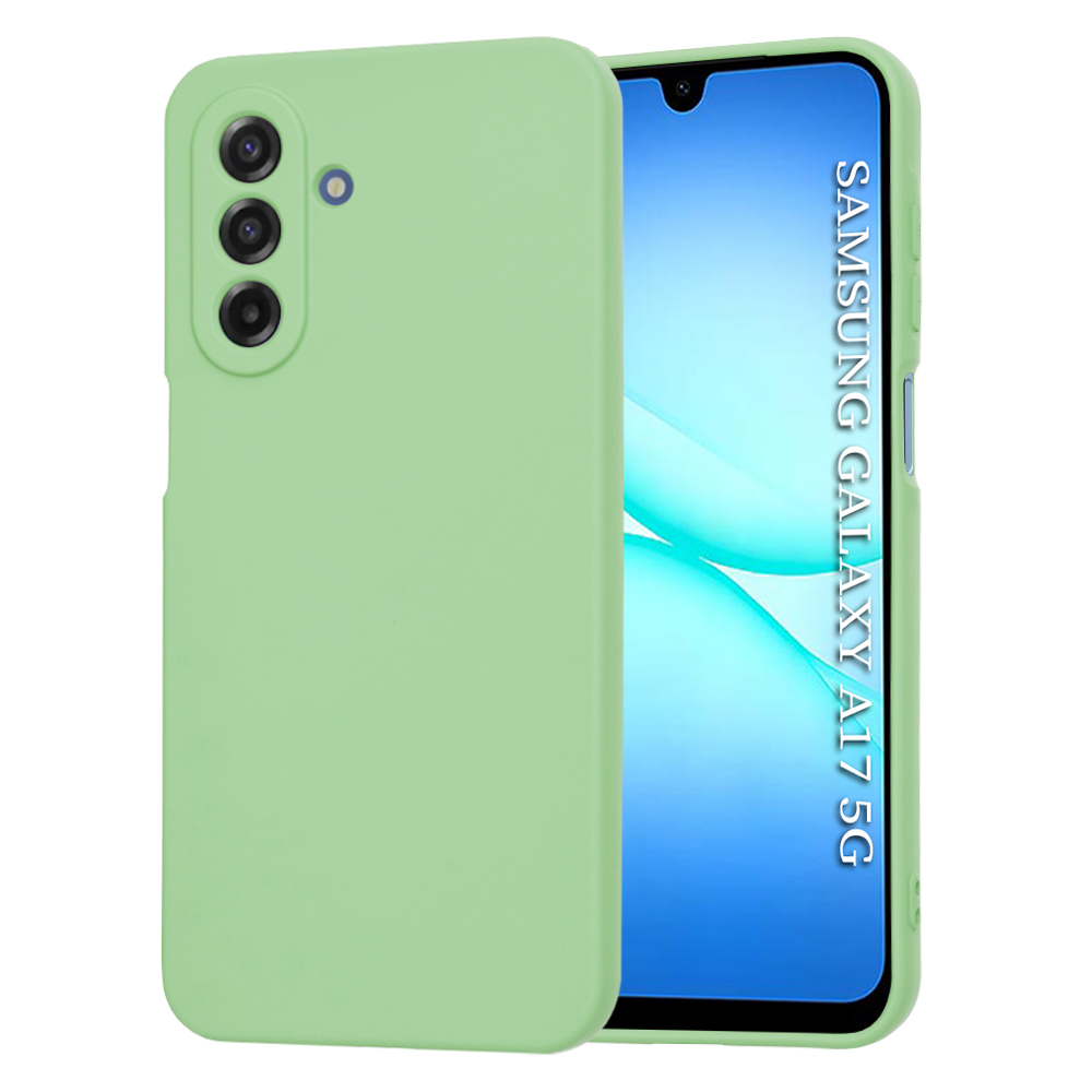 Techsuit – SoftFlex mäkký kryt na Samsung Galaxy A17 5G / A17 4G – mätovo zelený