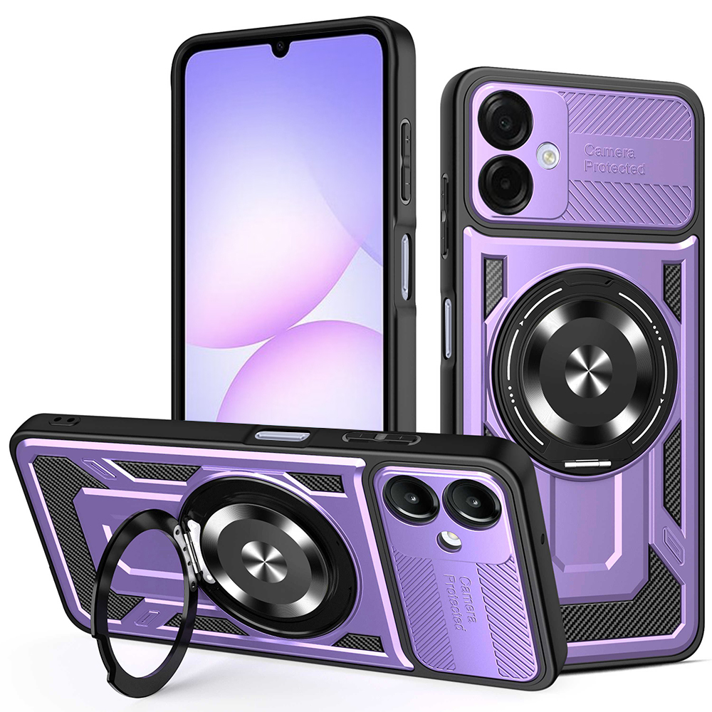 Techsuit – RuggedCam odolný kryt na Samsung Galaxy A07 4G – fialový