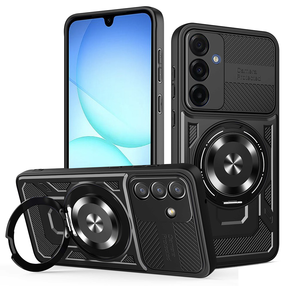 Techsuit – RuggedCam odolný kryt na Samsung Galaxy A17 5G / A17 4G – čierny