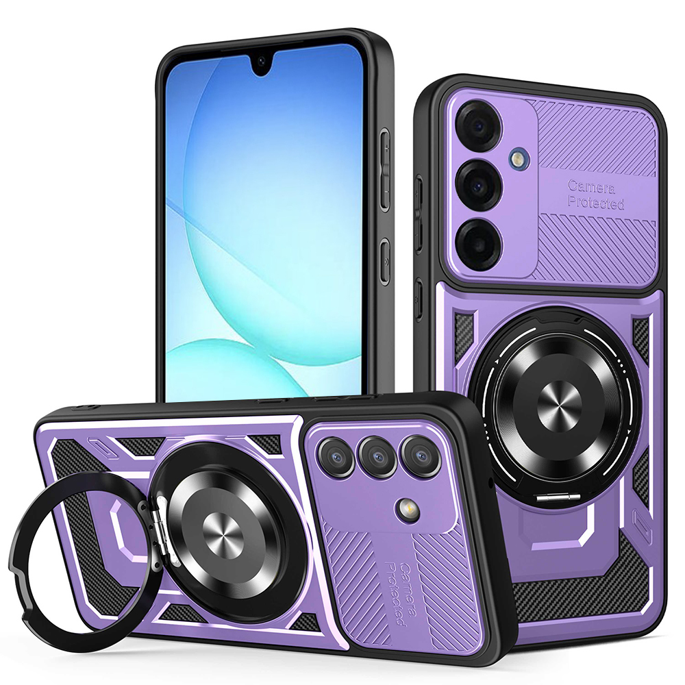 Techsuit – RuggedCam odolný kryt na Samsung Galaxy A17 5G / A17 4G – fialový