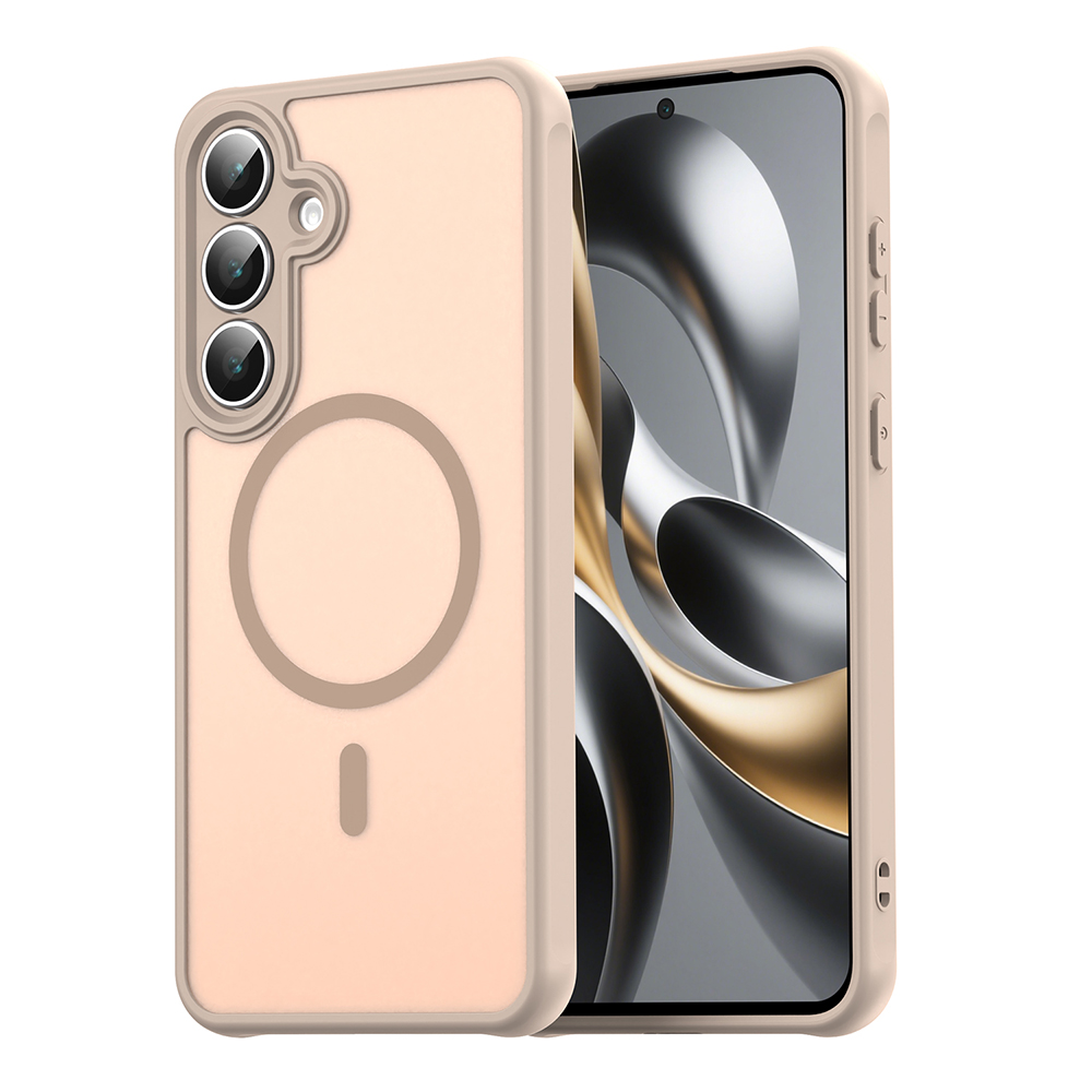 Techsuit – HaloFrost II MagSafe kryt na Samsung Galaxy S25 FE – zlatý