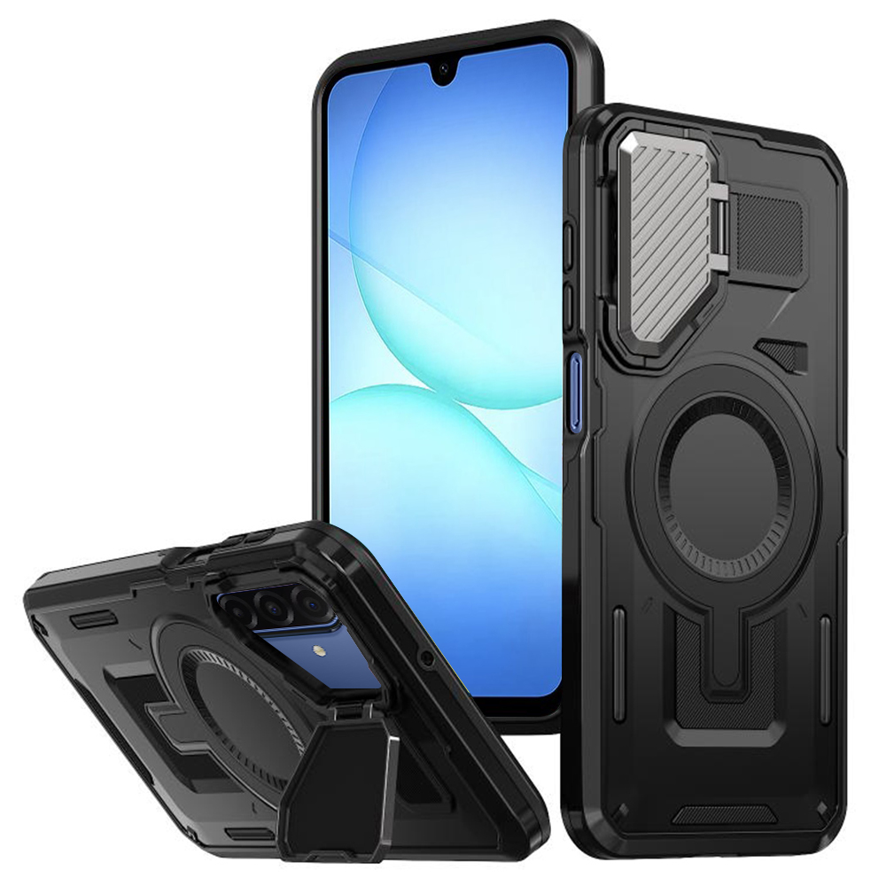Techsuit – CamVault MagSafe kryt na Samsung Galaxy A17 5G / A17 4G – čierny