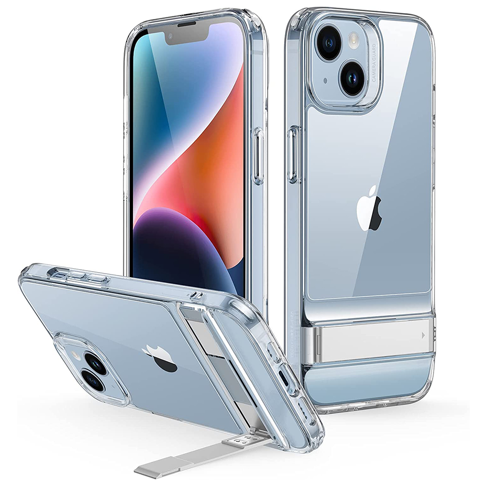 ESR Air Shield Boost Kickstand kryt na - iPhone 14 / iPhone 13 - transparentná KF2312241