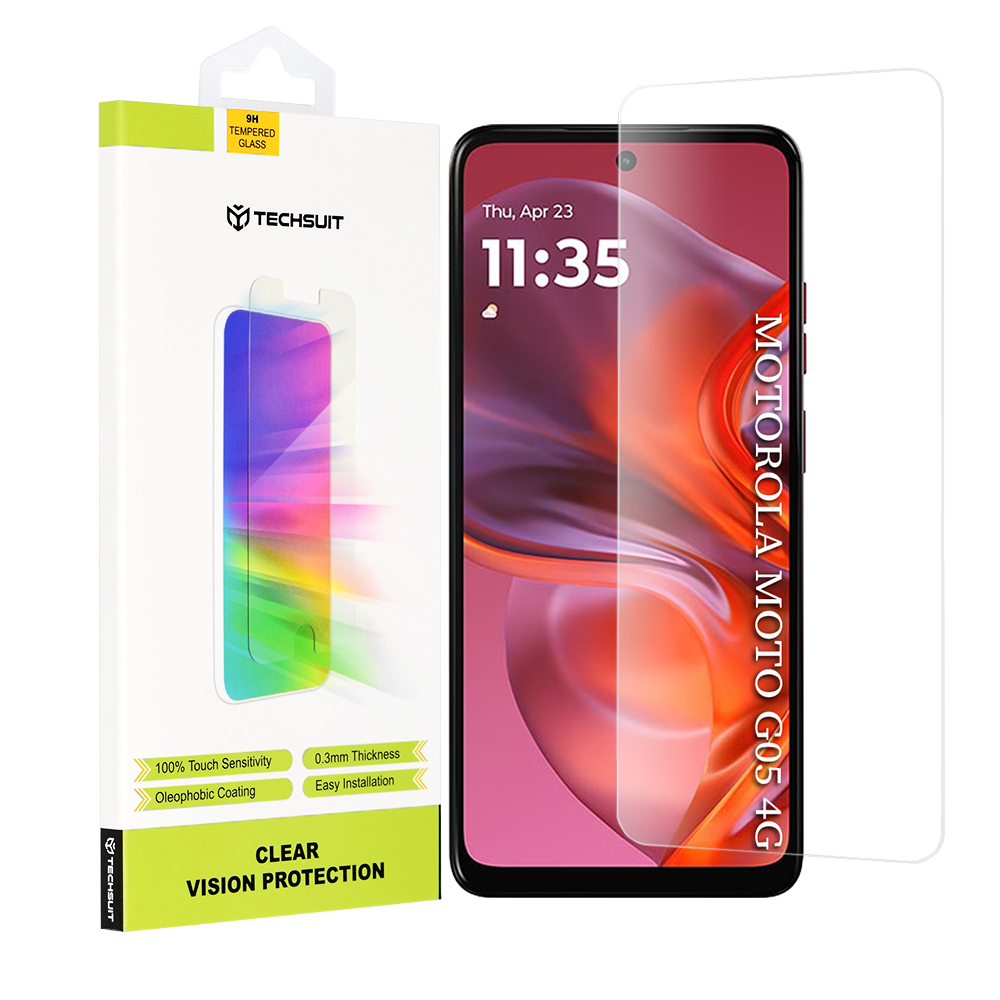 Techsuit – Clear Vision ochranné sklo na Motorola Moto G05 / E15 – priehľadné