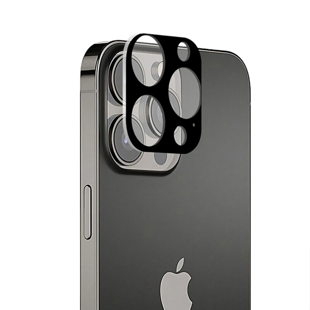 Techsuit Celoplošné ochranné sklo fotoaparátu - iPhone 13 pro / 13 pro Max - čierne KF2310069