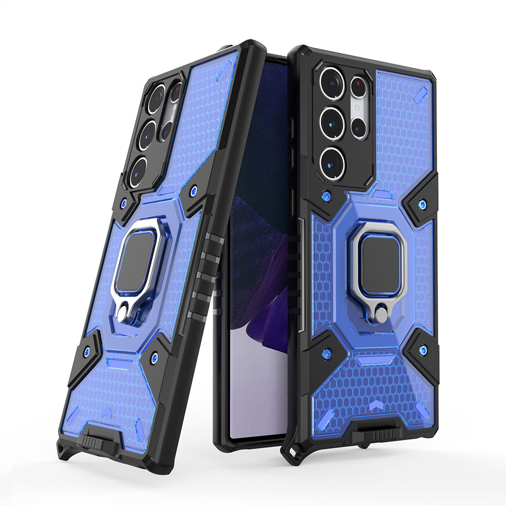 Techsuit Honeycomb Armor kryt na - Samsung Galaxy S23 Ultra - Modrý KF2312161