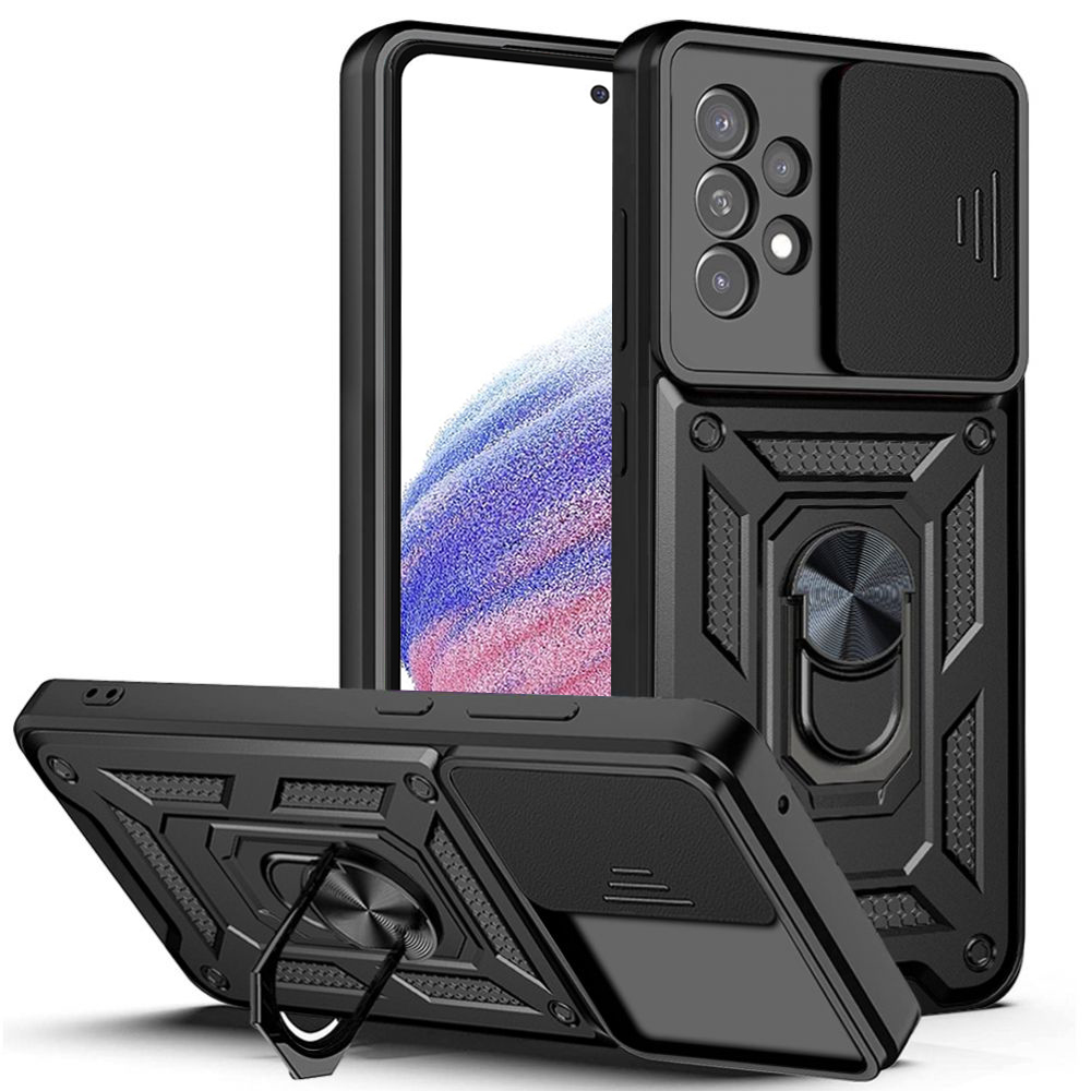 Techsuit Séria CamShield obal na - Samsung Galaxy A53 5G - čierna KF2313117